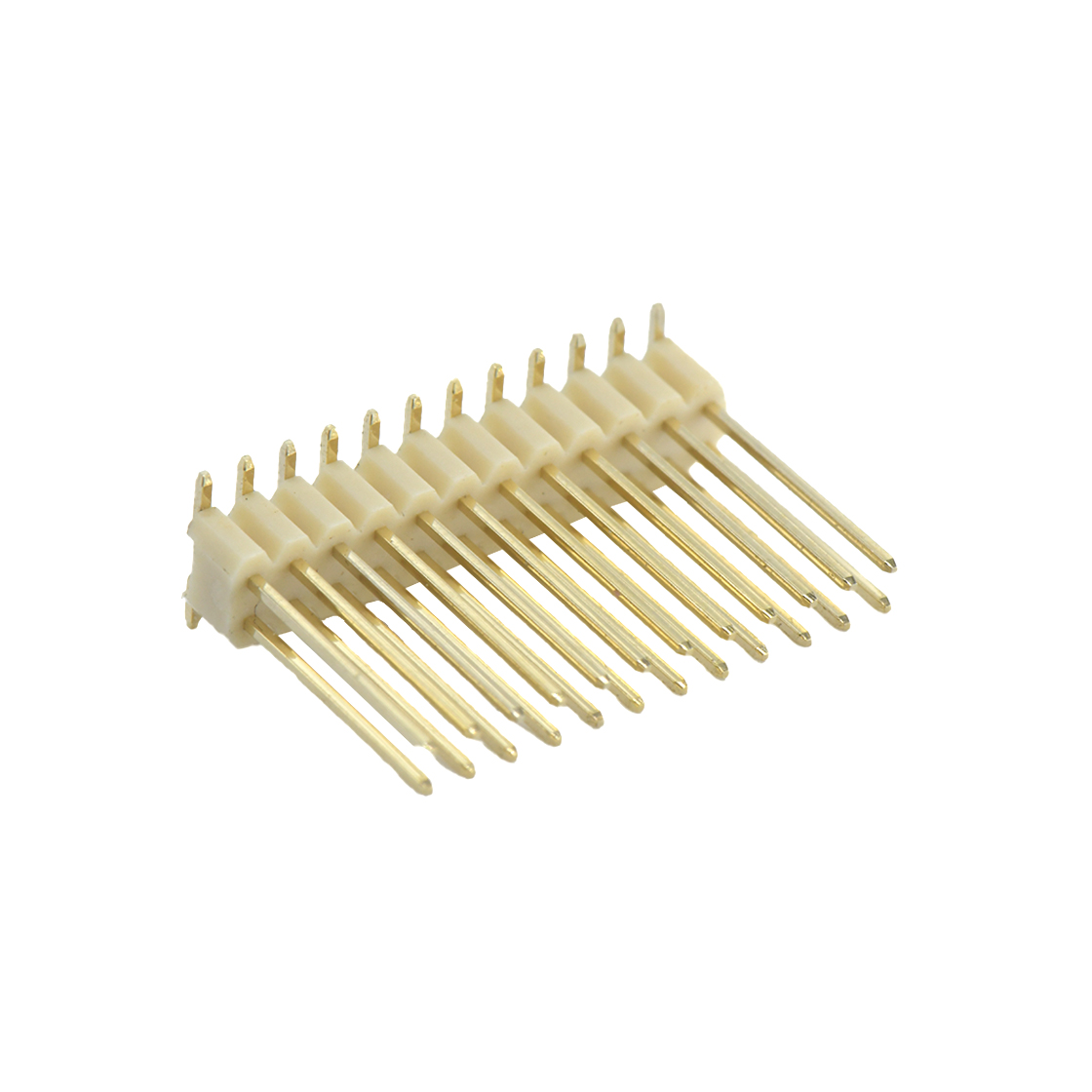 PH1502 排针连接器 Pitch 1.50mm 180° 双排 SMT 单塑排针 PC5.5 2X12Pin 米白色 镀亮锡